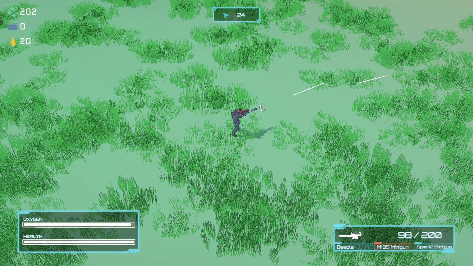 3D Top down shooter with toon shaded artstyle